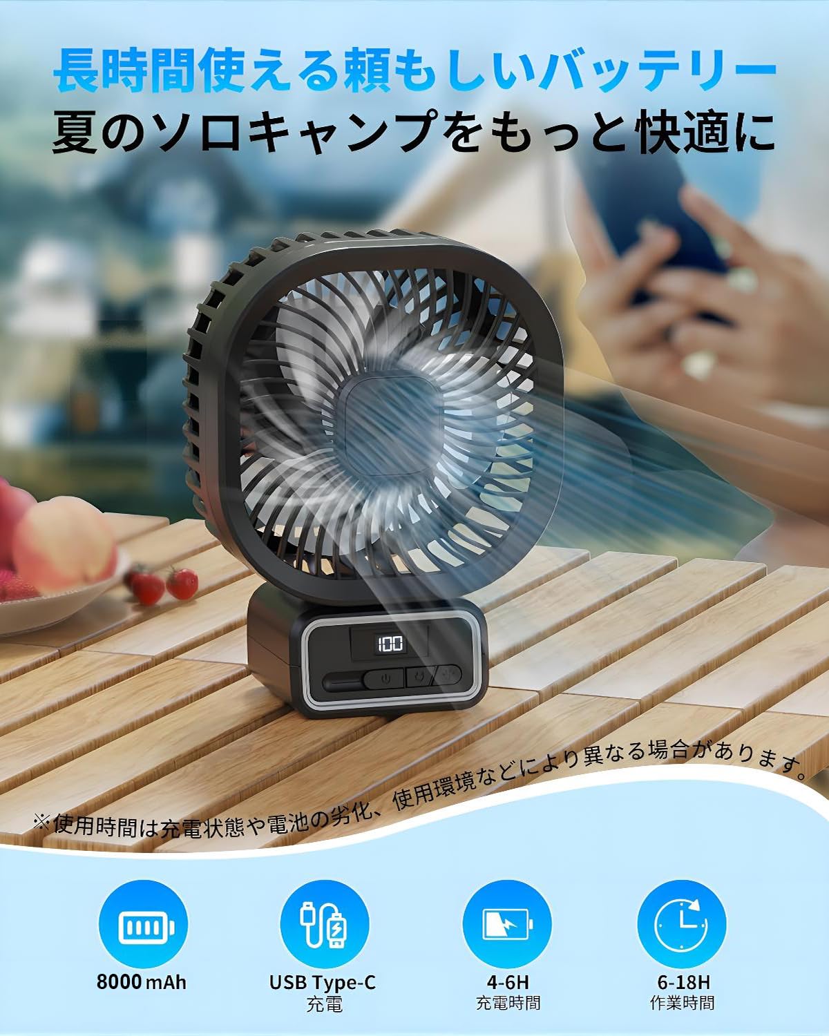 Amazon | 【Risingvent】扇風機 卓上 自動首振り 風力3段階 強力